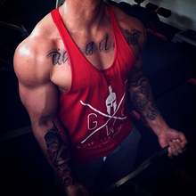 Load image into Gallery viewer, Men's Fashion Printed Loose Casual Sling Sports Vest
