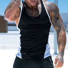 Load image into Gallery viewer, Men's Contrasting Sleeveless Sports Vest

