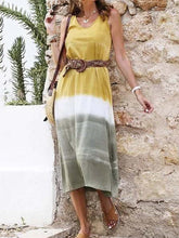 Load image into Gallery viewer, Tie-dye Gradient Casual Dress
