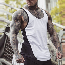 Load image into Gallery viewer, Men's Contrasting Sleeveless Sports Vest
