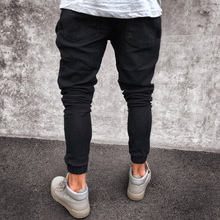 Load image into Gallery viewer, Men's Fashion Light Blue Skinny Jeans
