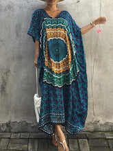 Load image into Gallery viewer, Women's Casual Loose Embroidered Printed Dress
