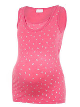 Load image into Gallery viewer, Maternity Casual Polka Dot Sleeveless T-shirt
