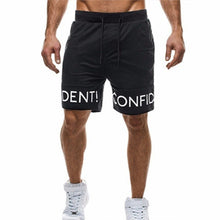 Load image into Gallery viewer, Letter Printed Cotton Lace Men's Shorts  
