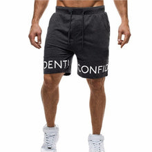 Load image into Gallery viewer, Letter Printed Cotton Lace Men's Shorts  
