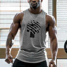 Load image into Gallery viewer, Loose Printed Sleeveless Cotton Men's Tops

