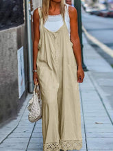 Load image into Gallery viewer, Women's Casual Solid Color Hollow Cuffs Jumpsuit

