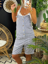 Load image into Gallery viewer, Striped Casual Loose Women's Jumpsuits
