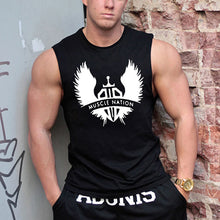 Load image into Gallery viewer, Sports Stretch Vest Absorbs Sweat Men's Tops
