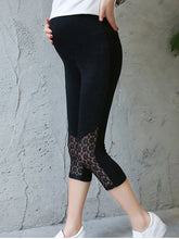 Load image into Gallery viewer, Lace Fight Bottom Support Maternity Leggings

