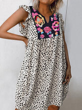 Load image into Gallery viewer, Leopard Print Shirt Dress Women
