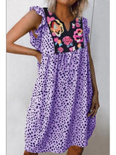 Load image into Gallery viewer, Leopard Print Shirt Dress Women
