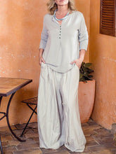 Load image into Gallery viewer, V-neck Long Sleeve Elegant Casual Suit
