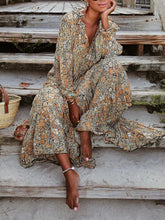 Load image into Gallery viewer, Plus Size Printed Loose Swing Women's Dress
