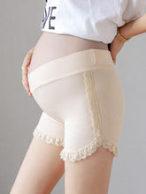 Load image into Gallery viewer, Thin Low Waist Lace  Maternity Leggings
