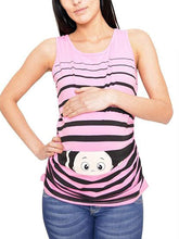 Load image into Gallery viewer, Maternity Casual Printed Crew Neck T-Shirt
