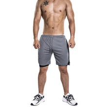 Load image into Gallery viewer, Double-Layer Outdoor Training Men's Shorts  
