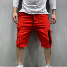Load image into Gallery viewer, Men's Casual Multi-Pocket Loose Straight Tool Shorts
