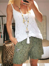 Load image into Gallery viewer, V-neck Lace Sleeveless Suit
